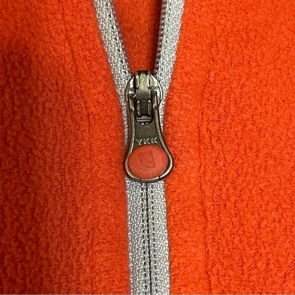 The North Face Orange Fleece Long Sleeve Quarter Zip Size Small - Picture 6 of 12